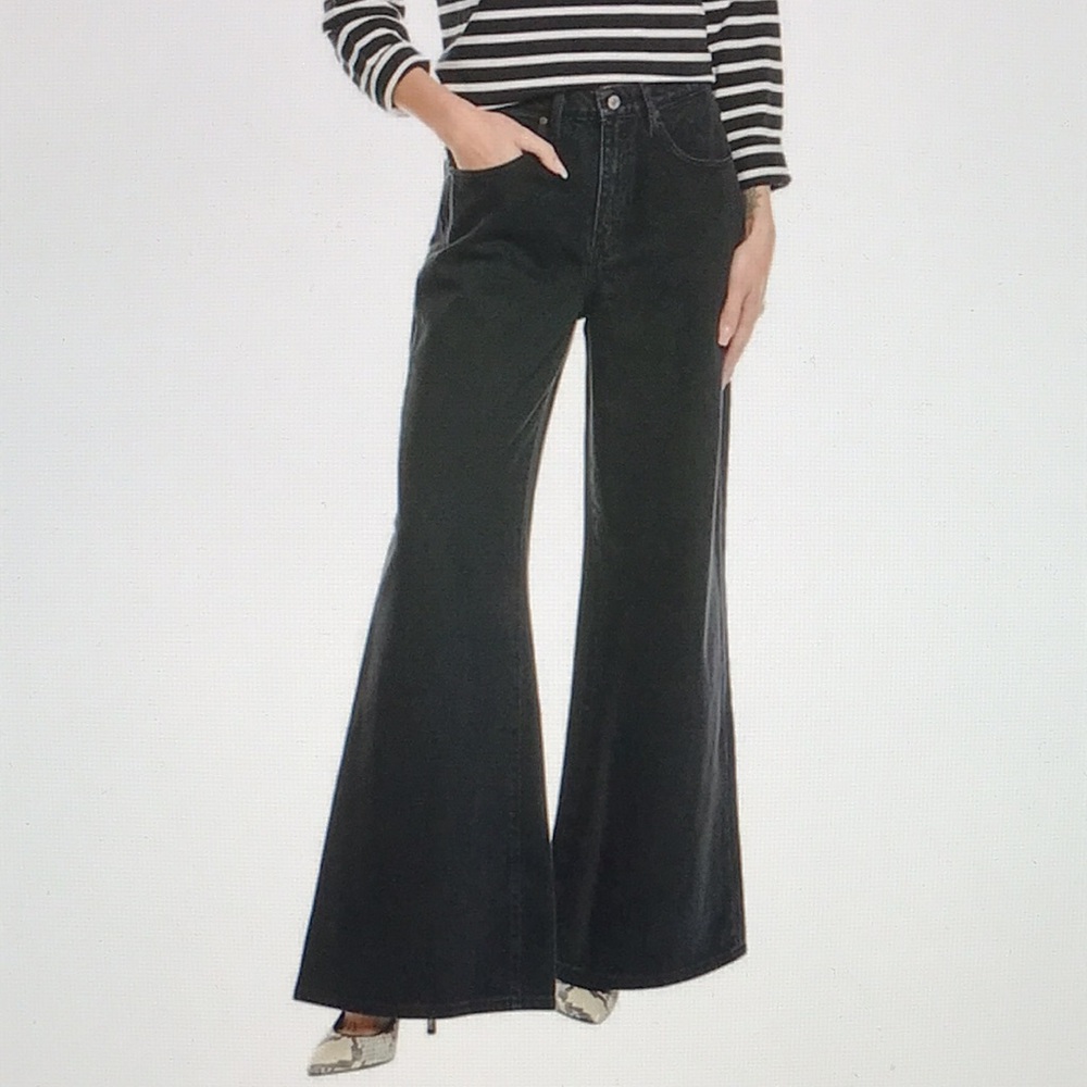 Frame easy wide flare jeans Inkwell 24 - Picture 2 of 16
